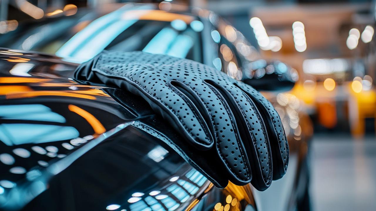 Guante para limpieza de coche de goma – Tech cars: La solución perfecta para mantener tus llantas y neumáticos impecables